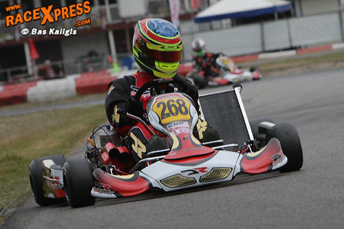 KDP Racing op DR Kart: Ryan van de Burgt